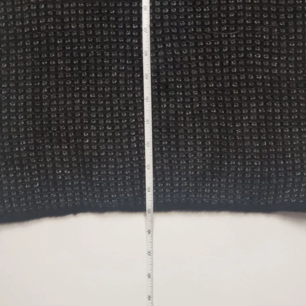 Fortune + Ivy Open Cardigan Sweater Women's Size Medium Black Grey Coatigan NWOT - Picture 7 of 16